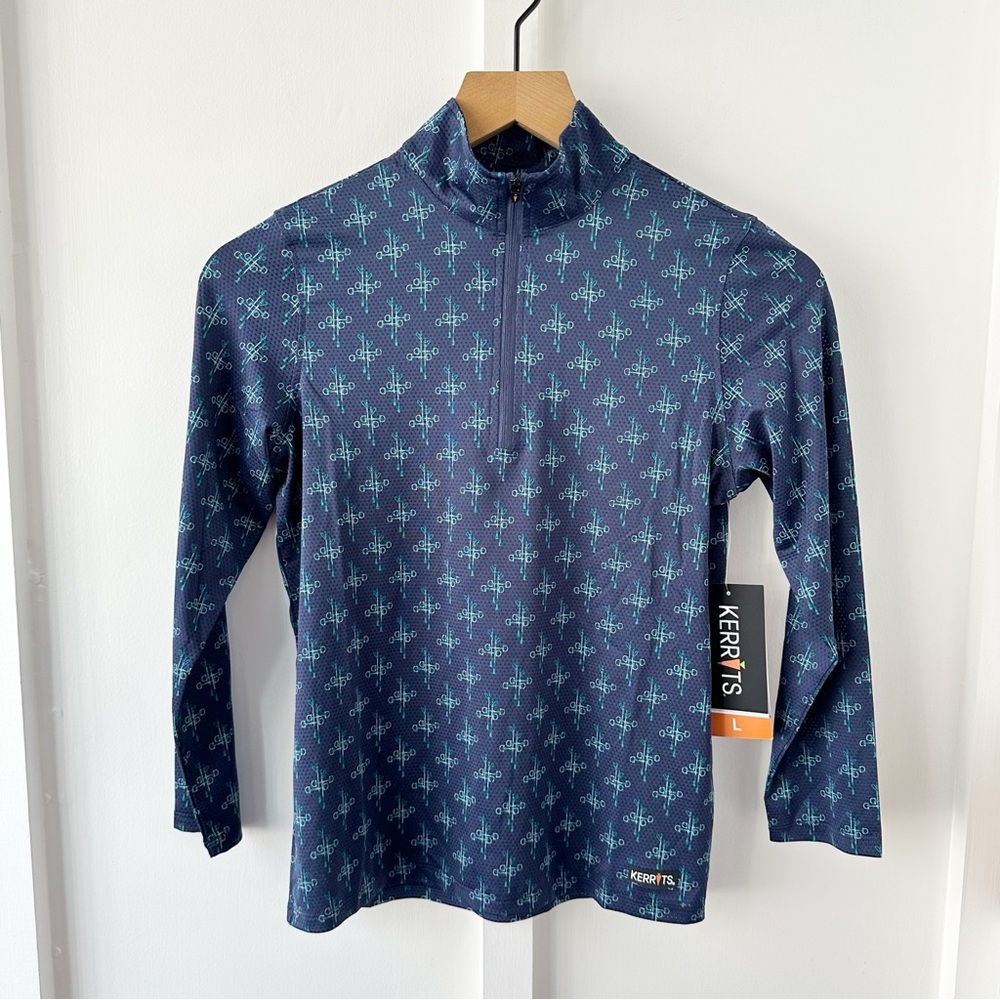 KERRITS blue Keystone IceFil Print Long Sleeve Shirt